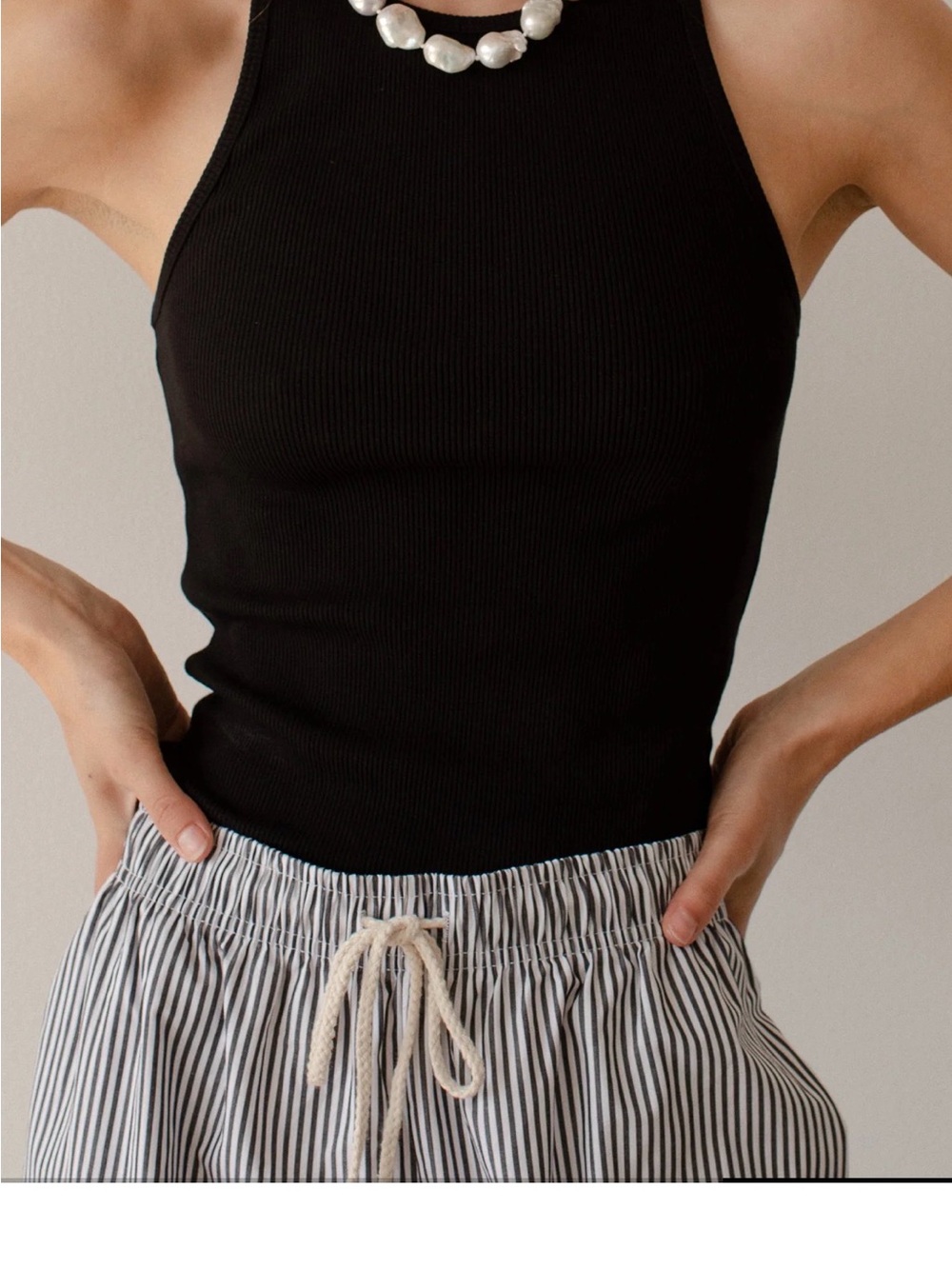 DONNI. “The Rib” tank size S